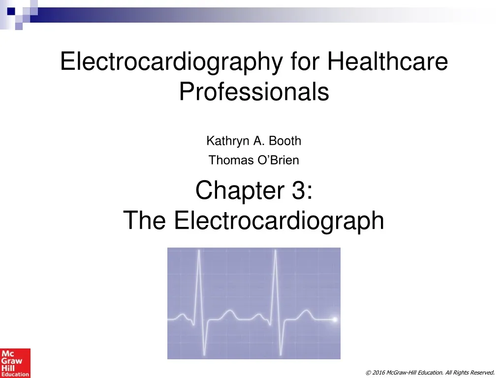 electrocardiography for healthcare professionals