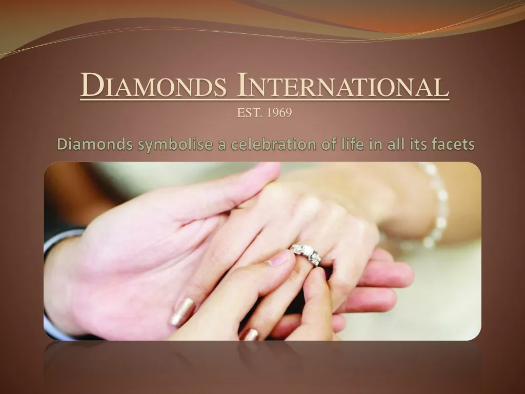 diamonds symbolise a celebration of life in all its facets