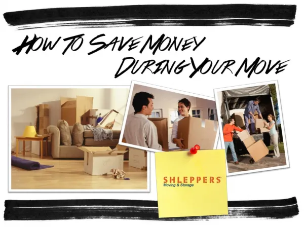 How to Save Money During Your Move