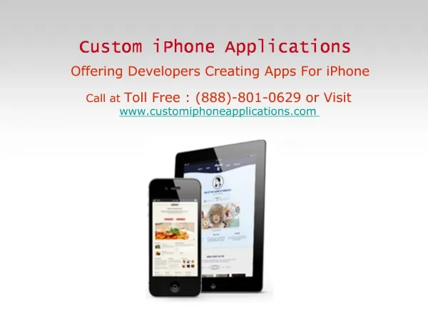 CustomiPhoneApplications Offers iPhone App Programmers