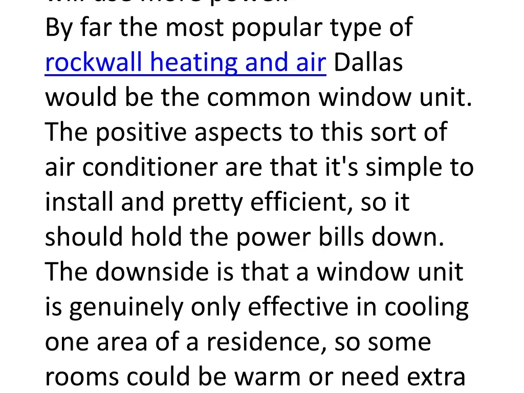 guide to energy effective air conditioning units