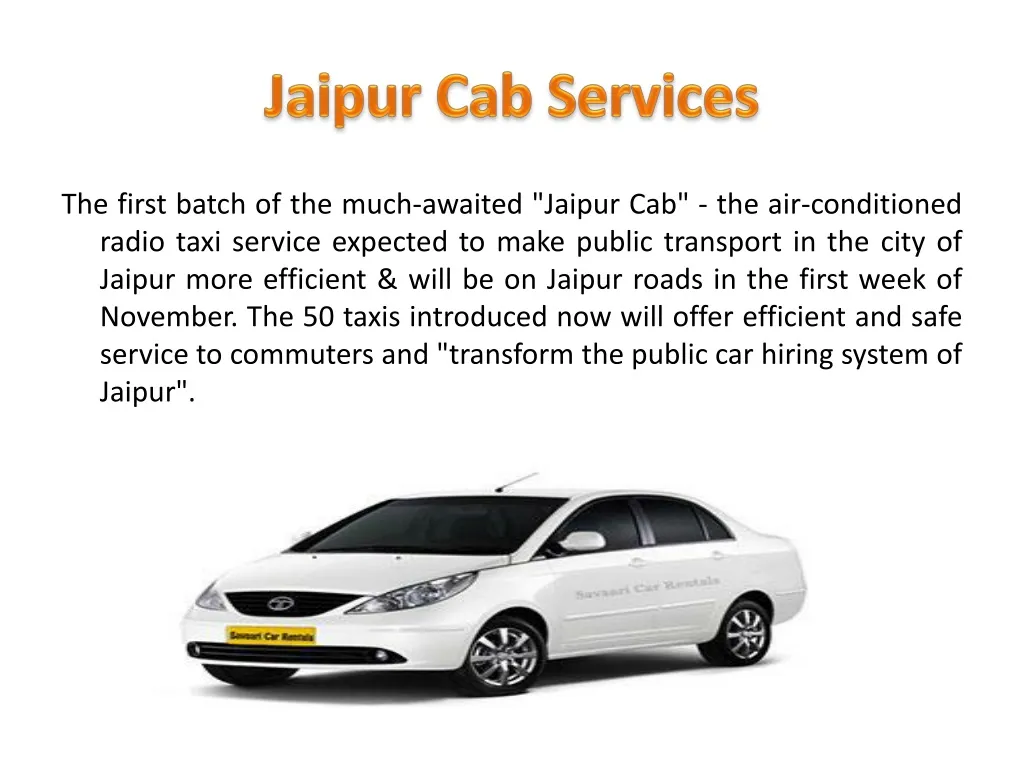 jaipur cab services