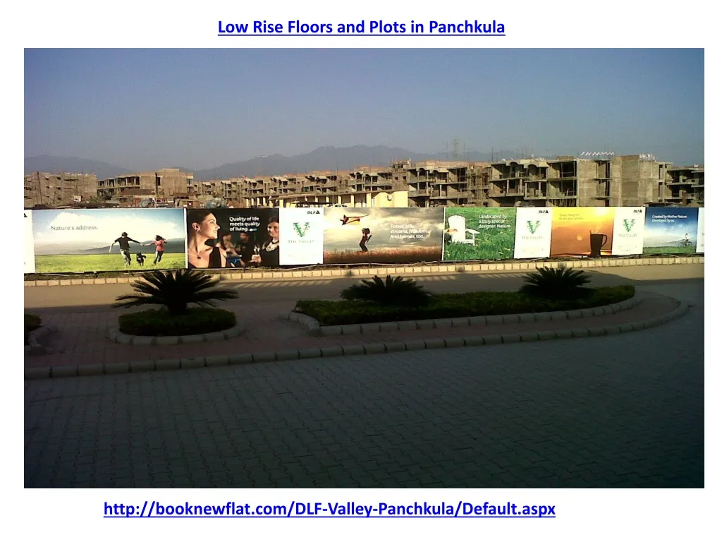 low rise floors and plots in panchkula