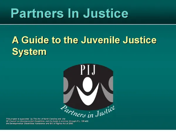 partners in justice