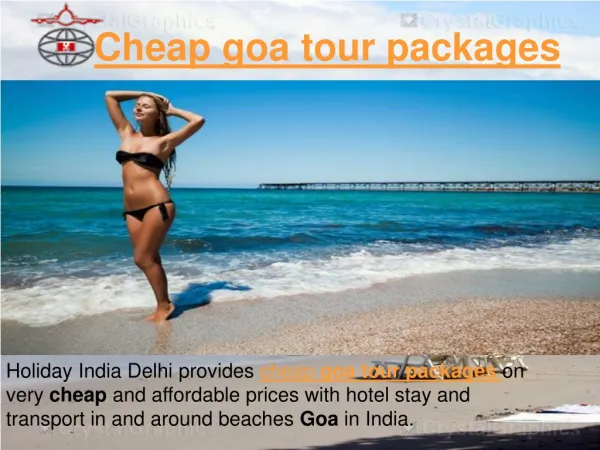 Cheap goa tour packages
