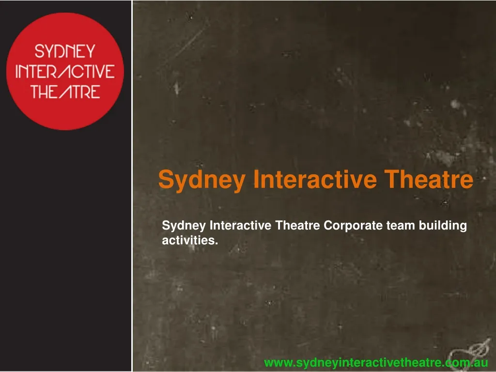 sydney interactive theatre