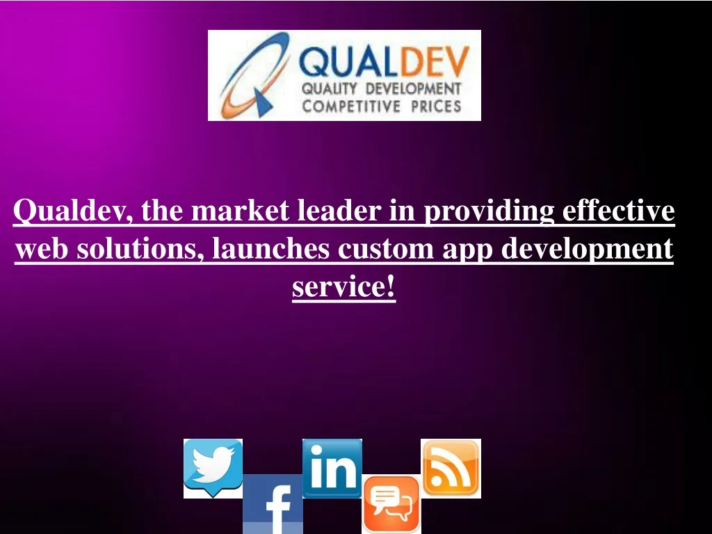 qualdev the market leader in providing effective