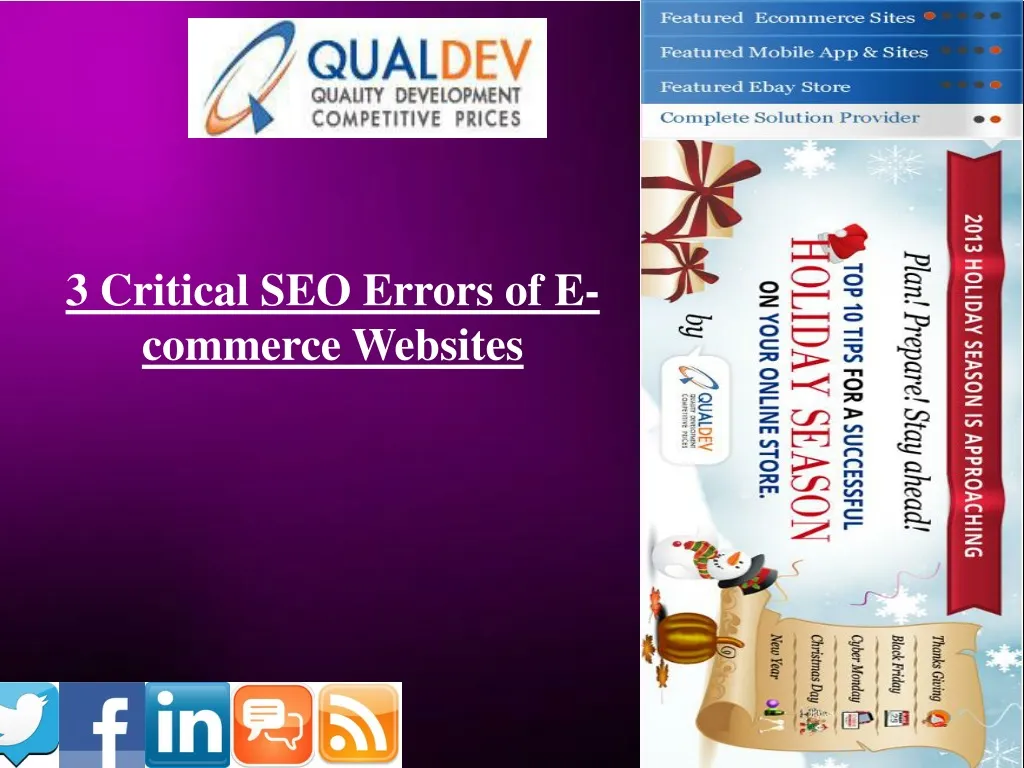 3 critical seo errors of e commerce websites