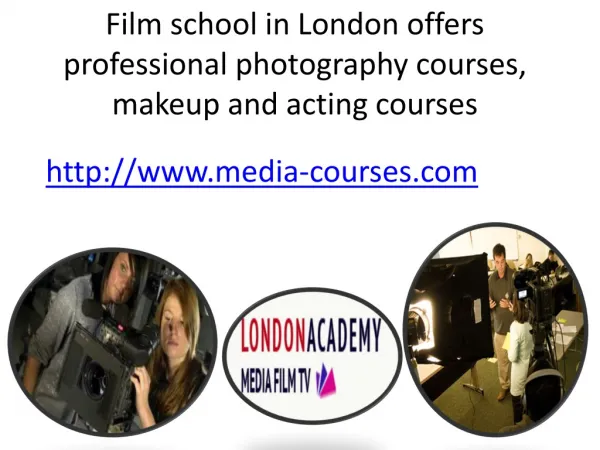 Photography School In London