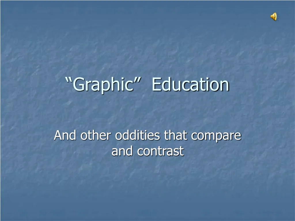 graphic education