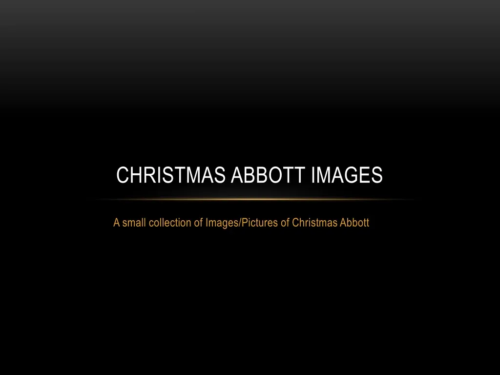 christmas abbott images