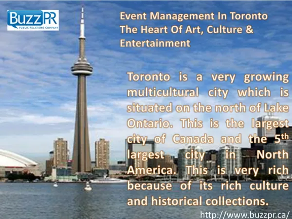 Event Management In Toronto The Heart Of Art, Culture