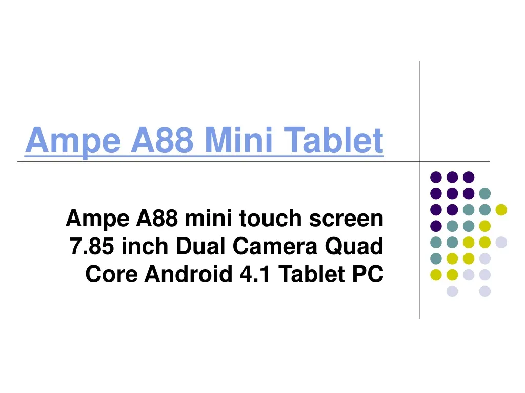 ampe a88 mini tablet