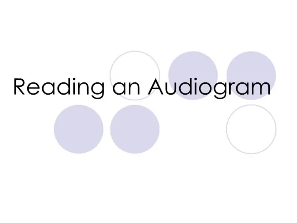 reading an audiogram