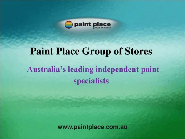 Australia’s leading independent paint specialists