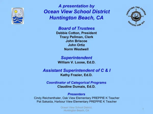 Ocean View School District, Huntington Beach, CA
