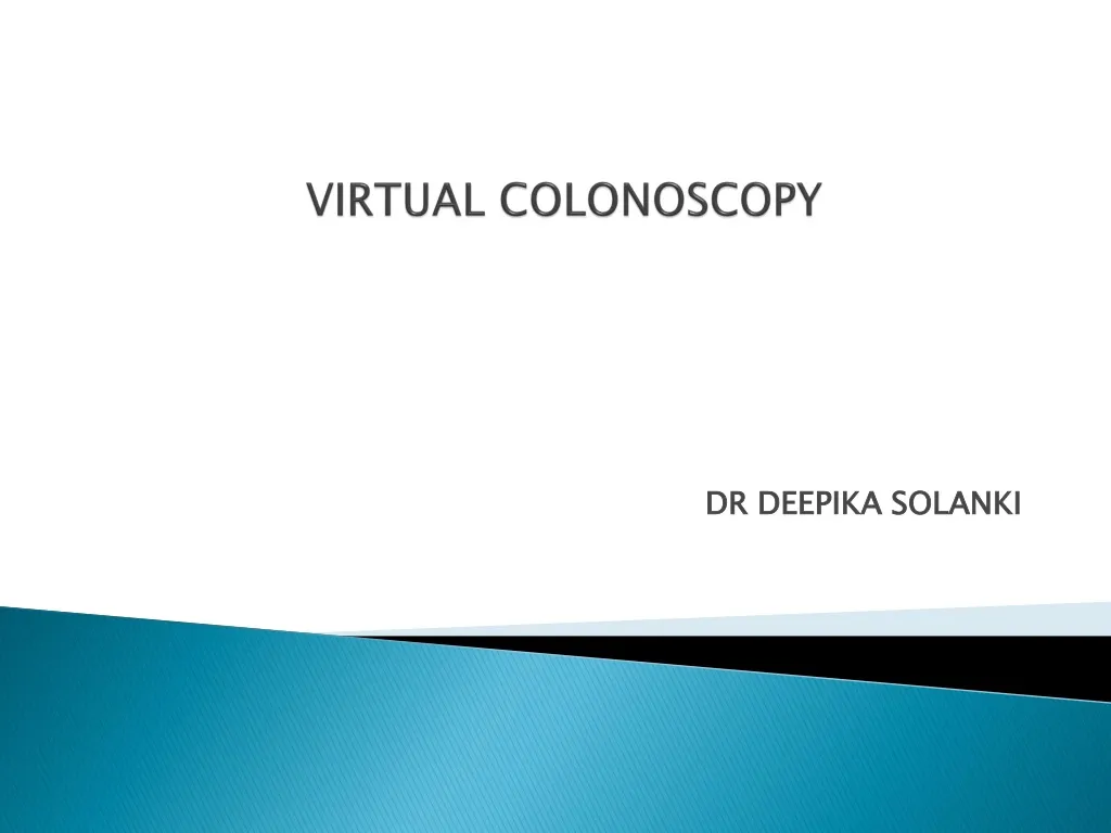 virtual colonoscopy