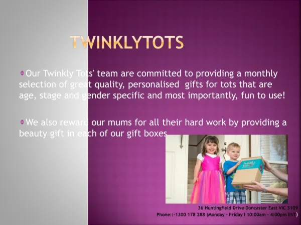 Twinklytots Baby Gifts