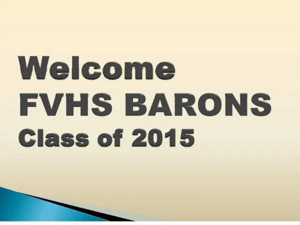 welcome fvhs barons class of 2015