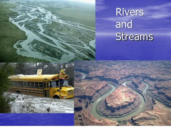 rivers and streams