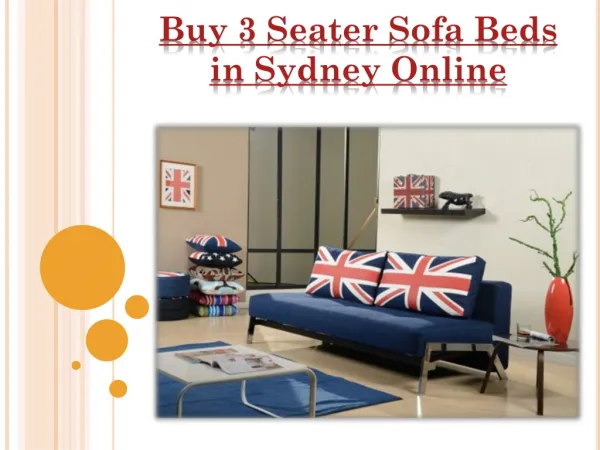 Buy 3 Seater Sofa Beds in Sydney Online