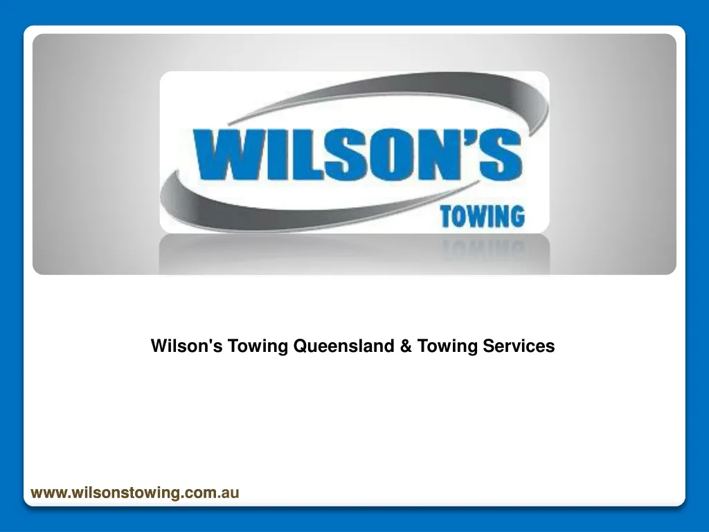 wilson s towing queensland towing services