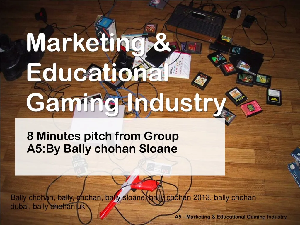 marketing educational gaming industry