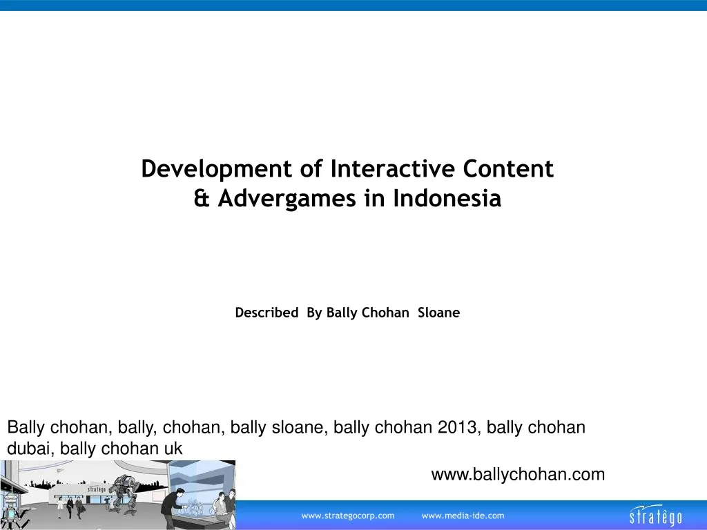 development of interactive content advergames in indonesia
