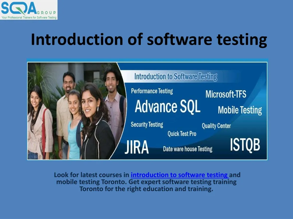 introduction of software testing