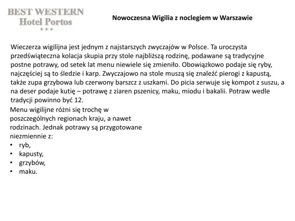 Nocleg Warszawa