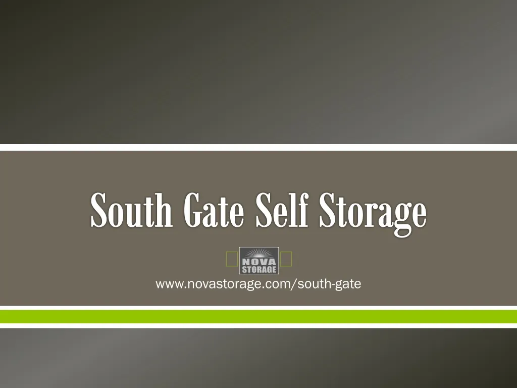 south gate self storage