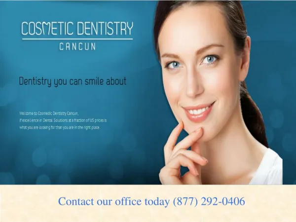 Cosmetic Dentistry Cancun