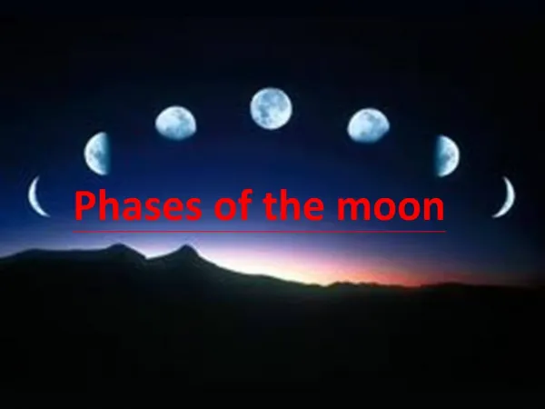 Phases of the moon