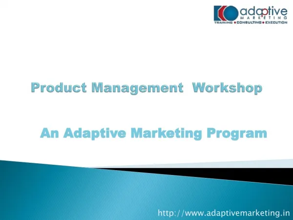product management professional workshop