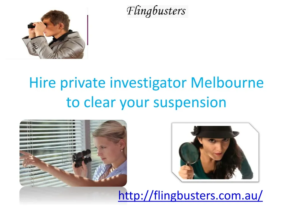hire private investigator melbourne to clear your suspension