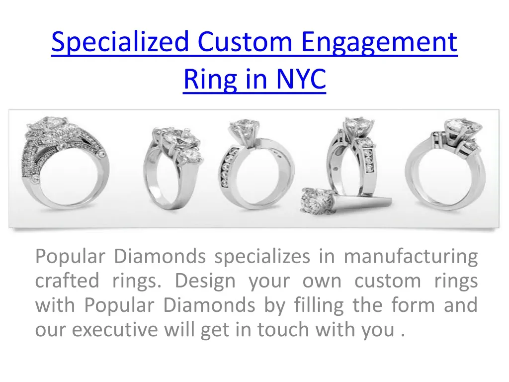 specialized custom engagement ring in nyc