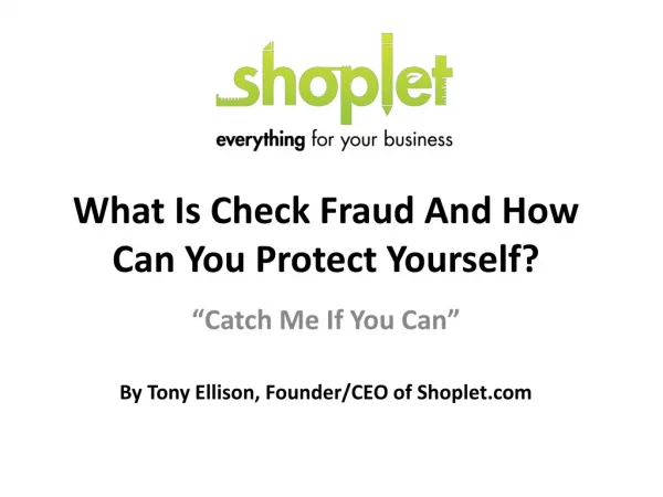 What Is Check Fraud And How Can You Protect Yourself?