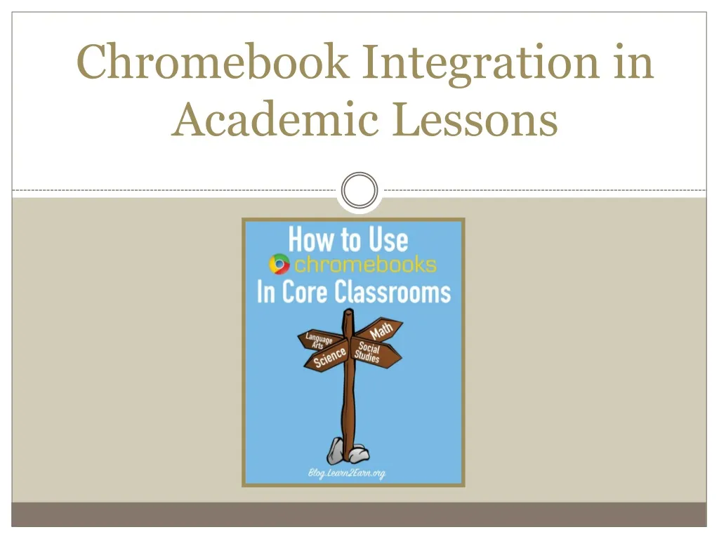 chromebook integration in academic lessons