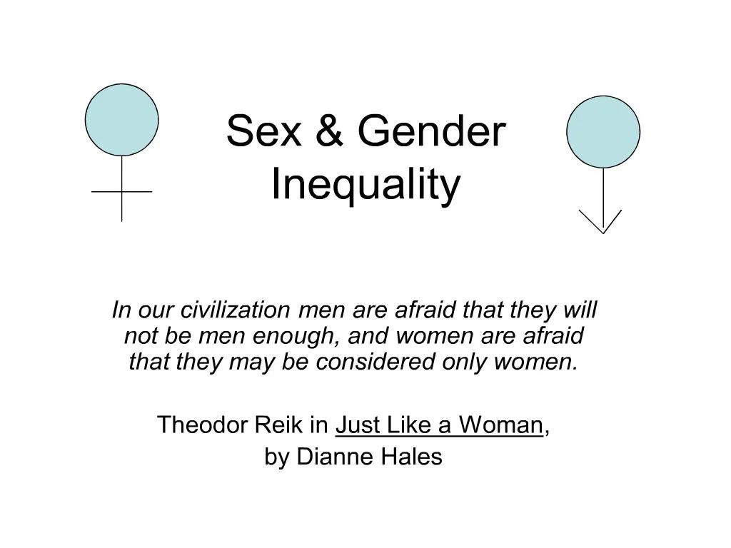 Ppt Sex Gender Inequality Powerpoint Presentation Free Download Id139008