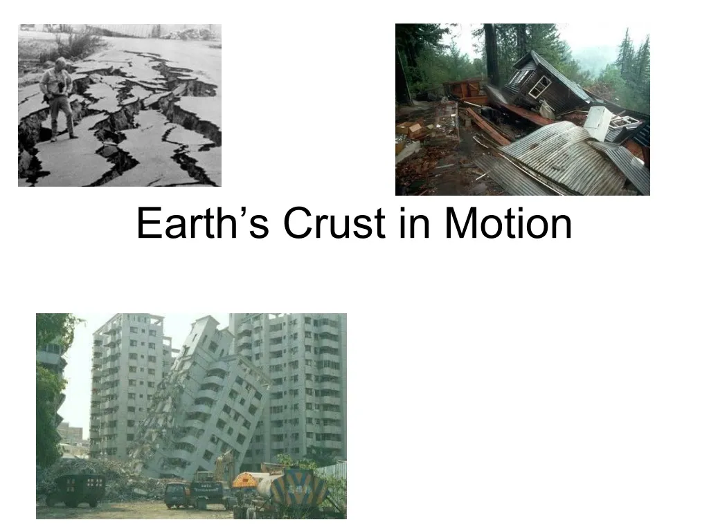 earth s crust in motion