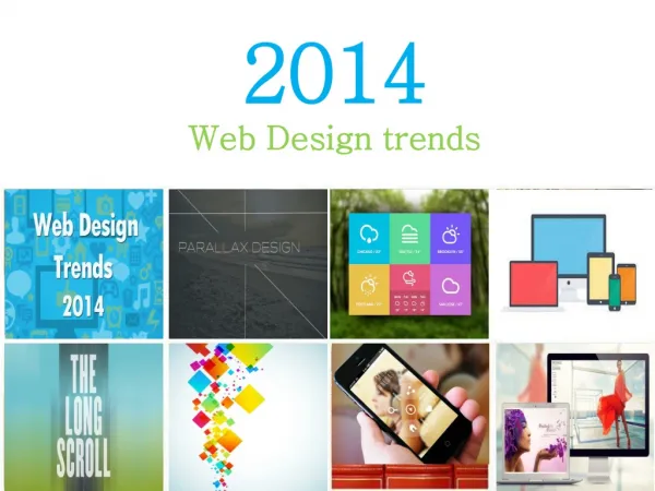 Webdesign Trends 2014