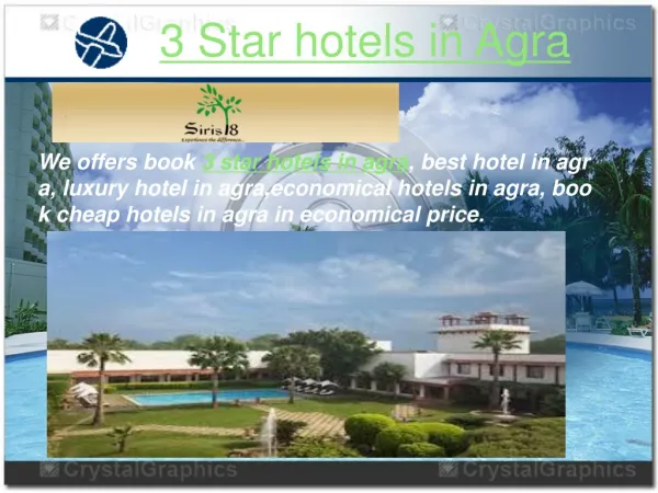 3 Star hotels in Agra