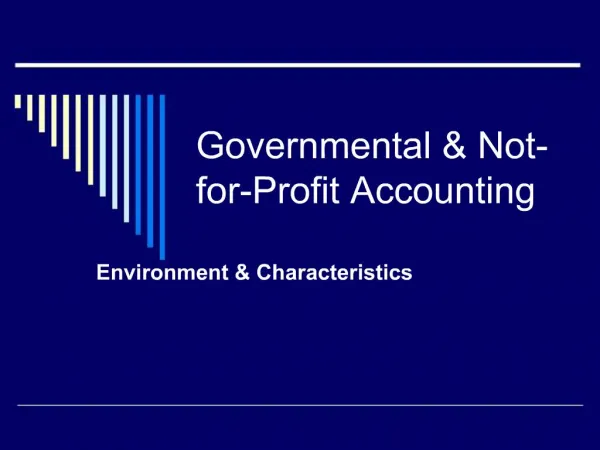 Governmental Not-for-Profit Accounting