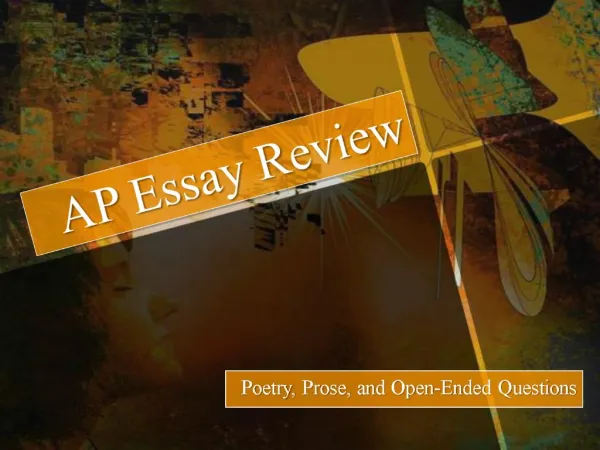 AP Essay Review
