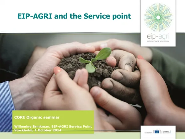 EIP-AGRI and the Service point
