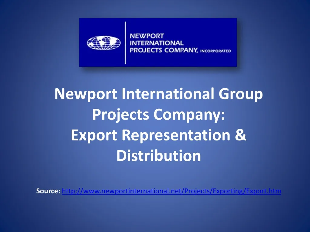 newport international group projects company