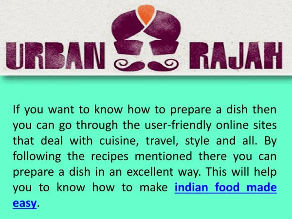 how to make indian food