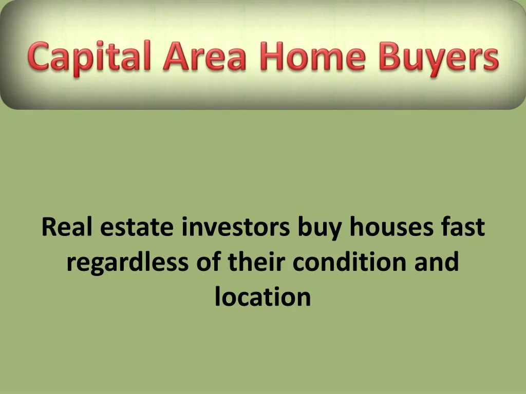 capital area home buyers