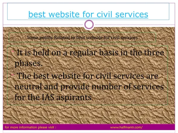 Everything you want to know about website for civil servic