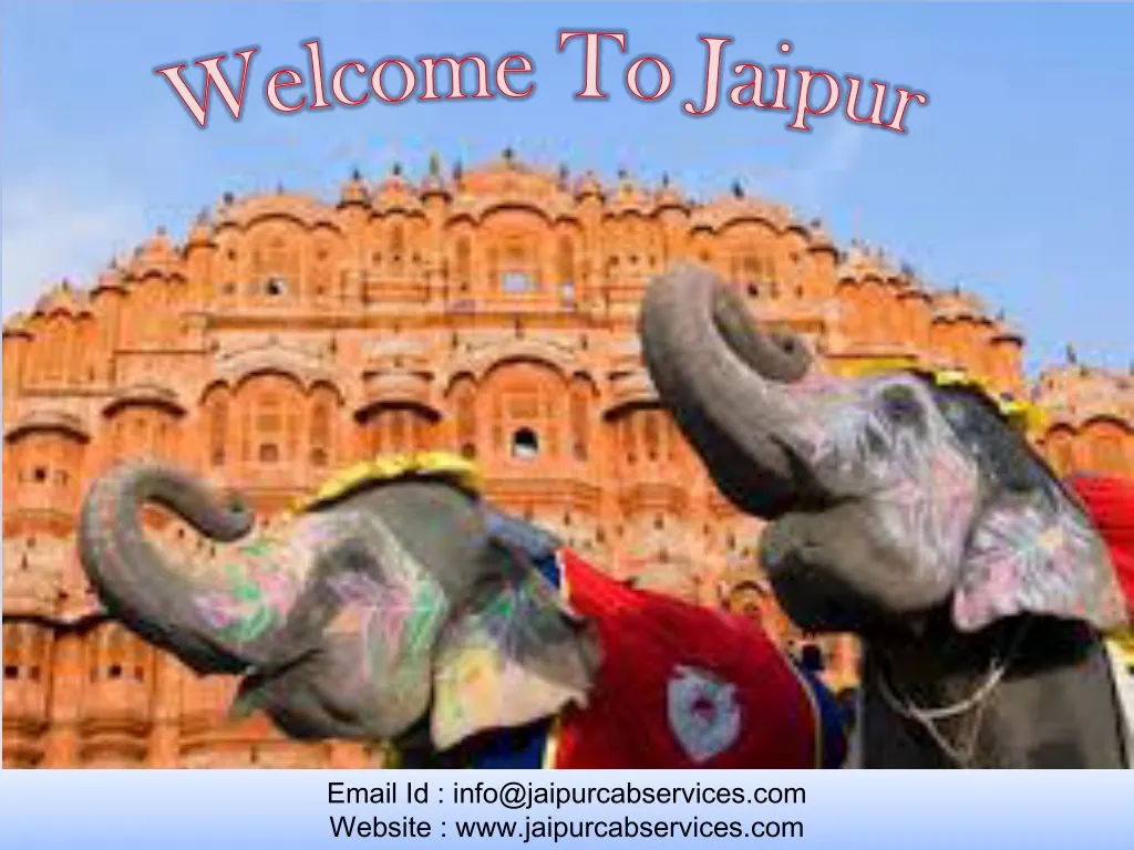 welcome to jaipur